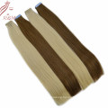 Qingdao Hair Factory 100% European Hair Remy Human Hair Tape Hair Extension